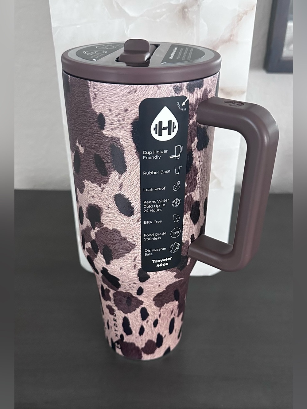 HydroJug Appaloosa Traveler Tumbler 40oz NEW!!